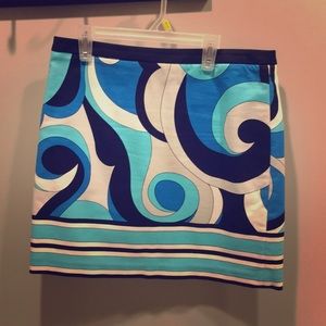 Michael Michael Kors Swirly Blue Skirt size 4